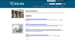 Desktop Screenshot of nche.hslda.org