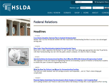 Tablet Screenshot of nche.hslda.org