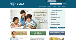 Desktop Screenshot of hslda.org