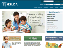 Tablet Screenshot of hslda.org